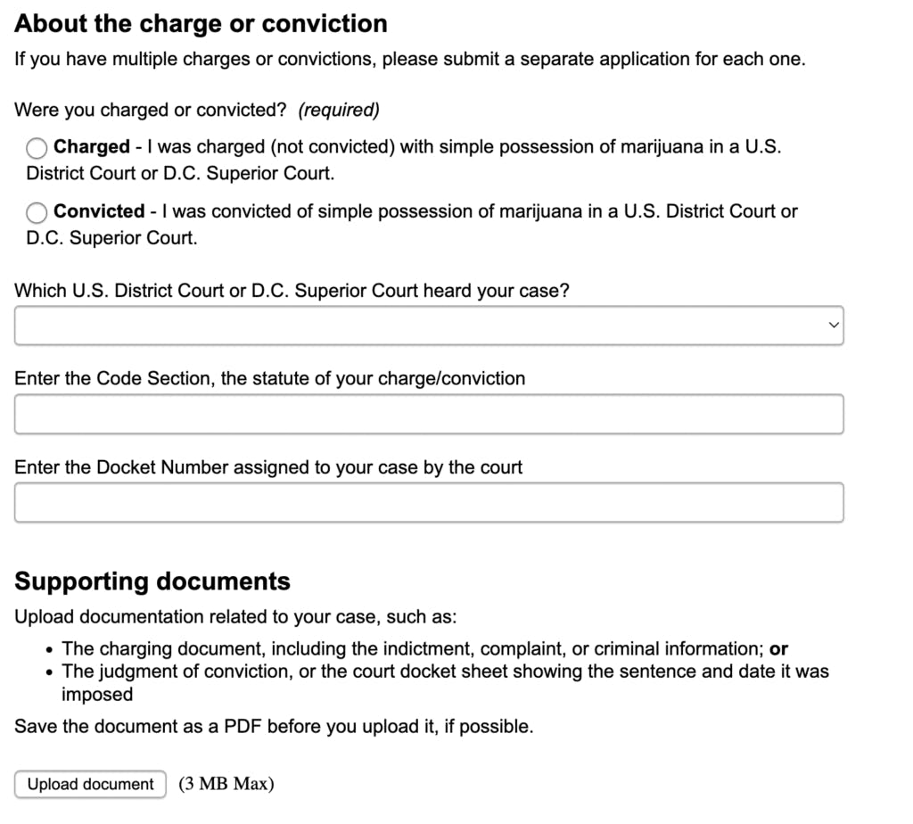 screen-shot-of-the-federal-weed-pardon-application